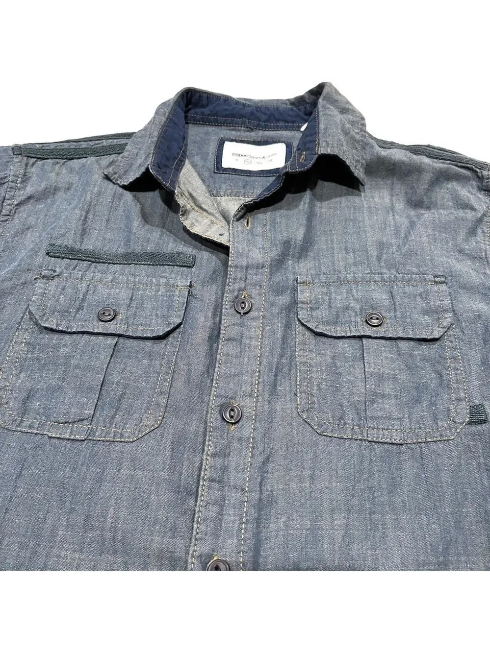 Paper Denim & Cloth button down denim shirt size 10-12